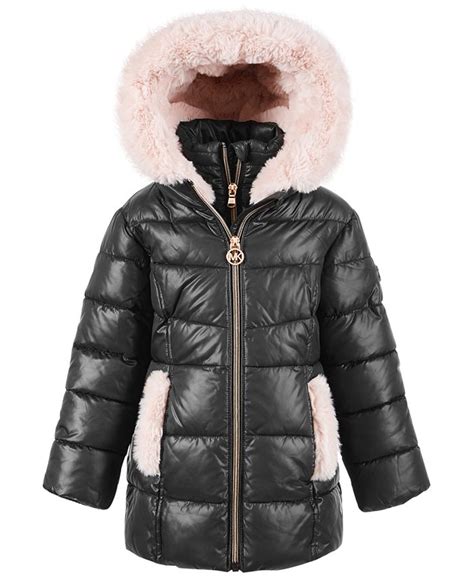 michael kors girls winter coats|macy's jackets for girls.